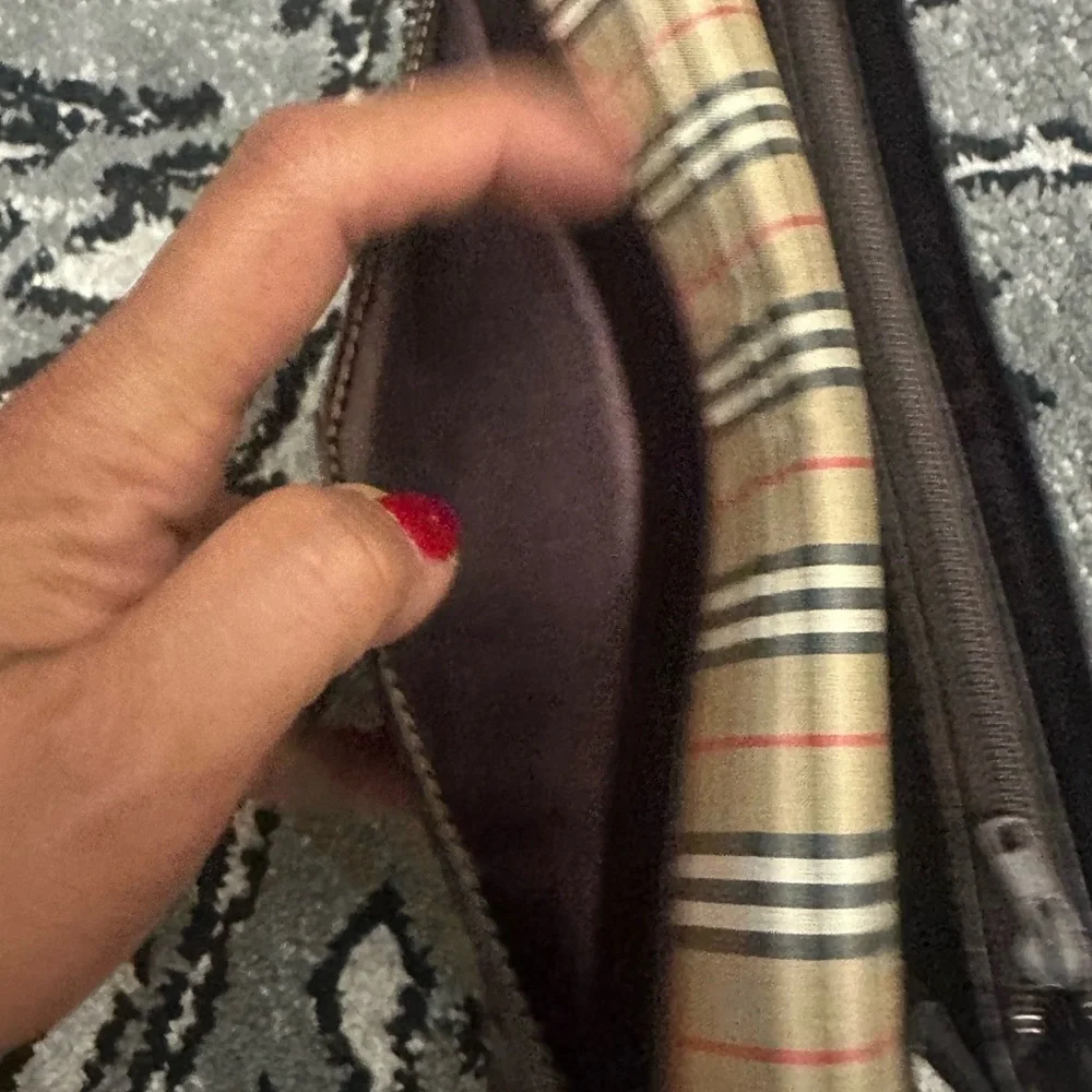 Burberry Dark Brown Leather Clutch - Picture 12 of 16